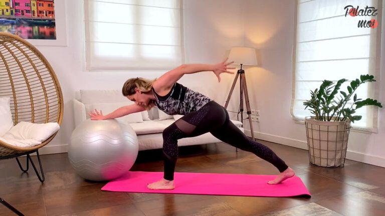 🤰Douceur Prénatale : Pilates Léger avec Gros Ballon 🌸🤰