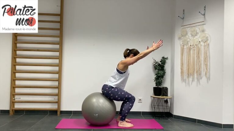 Harmonie en Douceur : Séance Pilates Slow avec Ballon 💪🎈