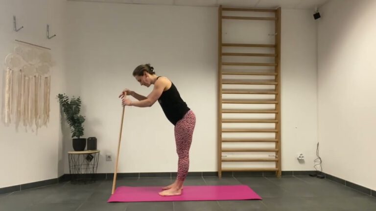 🌟Fluidité et Renforcement: Séance Pilates avec Bâton 💪🤸‍♀️