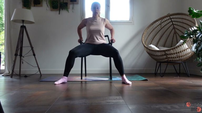 Pilates corps entier sur une chaise