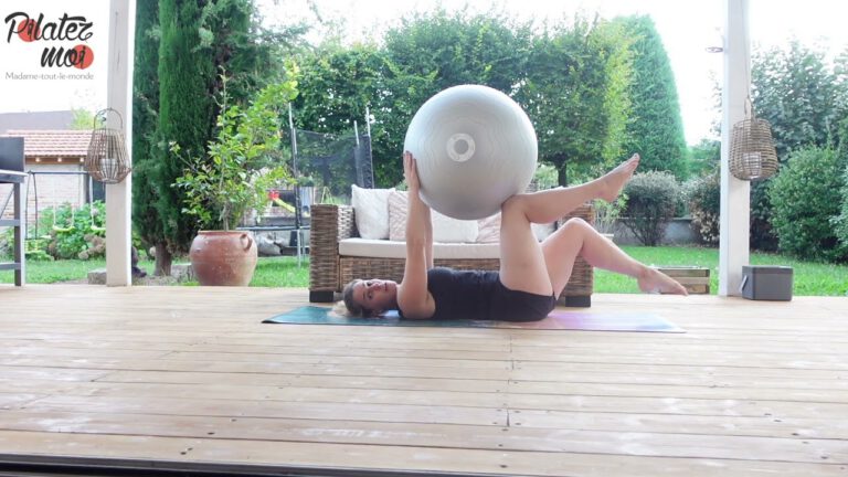 Gros ballon Pilates tout le corps